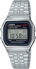 Casio A159WA-N1JH Retro Digital Watch Silver Stainless Steel JDM NEW JAPAN