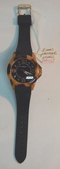 Isaac Mizrahi Live Animal Print Black Silicone? Band Working WA013