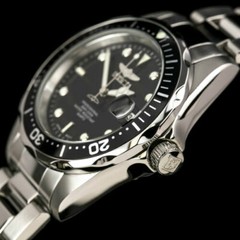 Invicta Men’s Watch Pro Diver Black Dial Quartz Stainless Steel Bracelet 8932