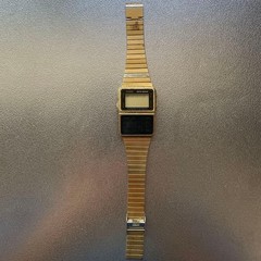 CASIO Data Bank Gold Watch