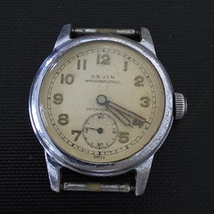 Vintage Orvin P.190 Manual 7 Jewels Sub Dial 31mm Watch FOR PARTS OR REPAIR