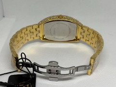 BIBI Luxury Gold Iced Crystal Men’s Watch Date Display Box & Papers New