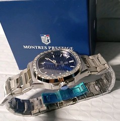 43- Montres Prestige × Invicta MPW-0326 Crystal Horizon 42mm Blue Textured Dial