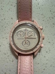 Swatch x Omega MoonSwatch Mission to Venus Pink Watch Aftermarket Strap No Box