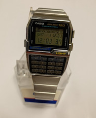 Vintage Casio Data Bank 150 DBC-1500 Calculator Watch QW-1477