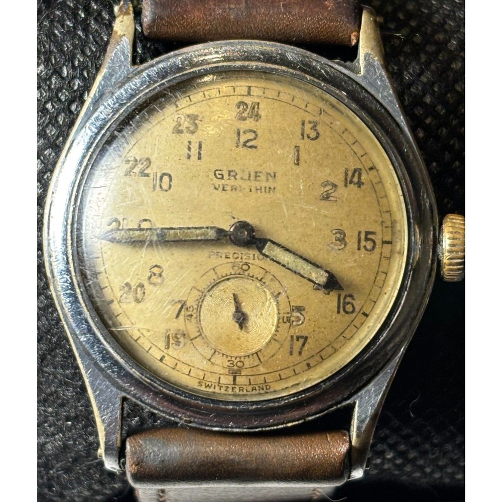 940s Gruen Veri-Thin Precision “Pan American” Rare Repair Project / Parts