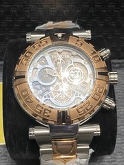 Invicta 47mm Subaqua Noma I Silver & Rose Gold Z60 Quartz LE Watch,Model#33365