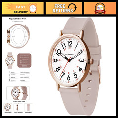 Nurse Watch for Women – Analog Nursing Timepiece with 12/24 Hour Format & Second