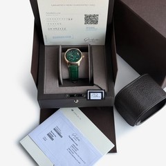 Glashutte Original 2026 PanoMaticLunar Green Dial Rose Gold 1-90-02-23-35-30 NEW
