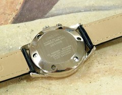1950’s Vintage VULCAIN Cricket ALARM, Stunning SILVER Dial, Serviced