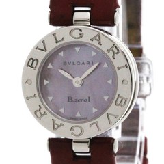 BVLGARI B-Zero1 Blue MOP Dial Steel Ladies Watch BZ22S Polished BF584549