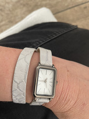Next Wrap Around Wrist Watch – Snake Print Strap