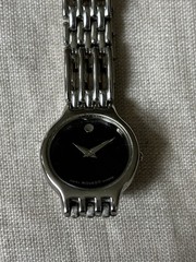 movado womens watch silver stainless steel Watch Pre Owned