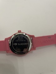 Lacoste 12.12 Unisex Kids Quartz Analog Watch Pink Silicone Strap 50m WR