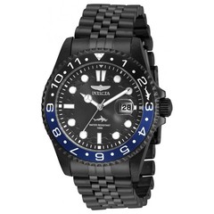 Invicta Men’s Watch Pro Diver Quartz Rotating Bezel Black Dial Bracelet 30627