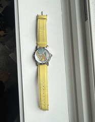 Bertha Mariposa Women’s Watch Mother of Pearl Butterfly Dial Yellow Leather Stap