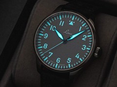 Augsburg Grau 39 Automatic / Leather Strap Gray Dial Wristwatch 862161