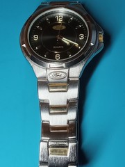FORD MENS 41.5mm Swiss Luminous WATCH Official Licensed product SS Bracelet New