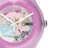 NEW & GENUINE Limited Edition Swatch Sweet Me (SUOP101) Pink & White Unisex