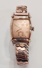 Rare Vintage 1947 Bulova “Convoy” Men’s Rose GF Watch 10BC 17J Bracelet