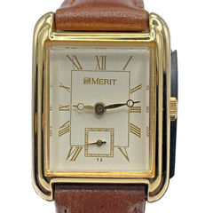 Merit Cigarettes 20mm tank watch Promotional leather band New Batt tested works