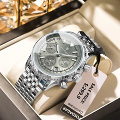 POEDAGAR Luxury Military Watch for Men Waterproof Luminous Date Chronograph Man