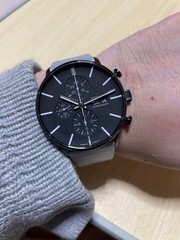 Junghans Form A Chronoscope Automatic Watch 027/4371.01 Chronograph 42mm