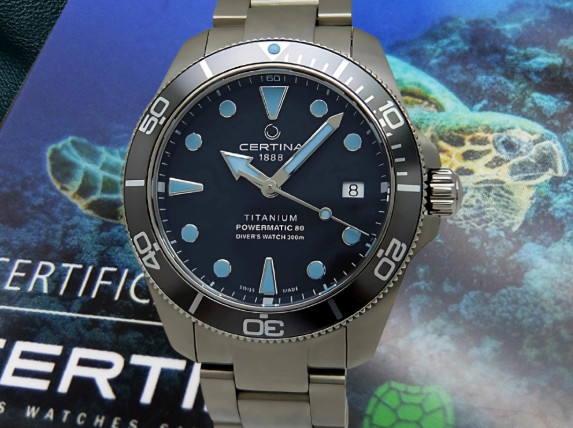 CERTINA DS Action Diver Titan Powermatic 80 C032.807.44.081.00 Gray 38mm Men’s