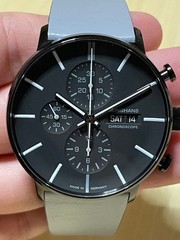 Junghans Form A Chronoscope Automatic Watch 027/4371.01 Chronograph 42mm