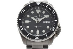 [Exc+5 ] w/BOX SEIKO 5 Sports 4R36-07G0 Automatic BLACK Mens Watch JAPAN