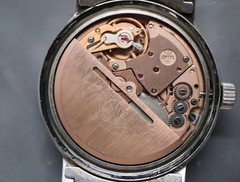 1972 Near MINT OMEGA Geneve 35mm 166.0117 Automatic Navy Dial Men’s Vintage