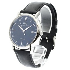 IWC Portofino IW356308 39mm SS Black Dial Automatic Date Watch #C7267
