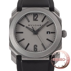 BVLGARI Octo Originale Solo Tempo 102858 Titanium titanium from JAPAN with Box