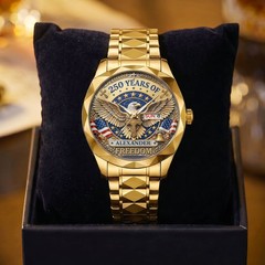 Personalized 250 Years Of Freedom Wrist Alloy Luxury Quartz Watch