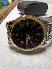 Men’s ORUSS Watch Black And Gold