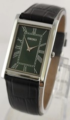 Vintage Seiko Slim Quartz Men’s Classic Wrist Watch-Leather Strap