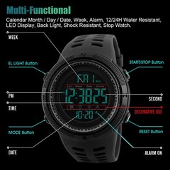 SKMEI Men’s Digital Army Military Sport Quartz Analog Chrono Waterproof Watch US