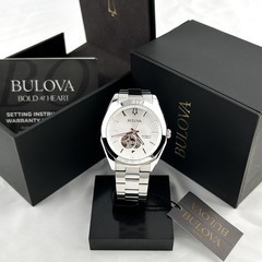 Bulova Classic Surveyor 96A274 Silver Tone Dial Men’s Automatic Watch 42mm