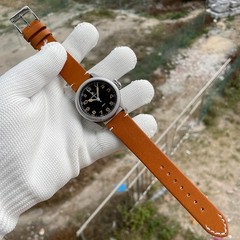 39MM STEELFLIER Quartz Pilot Watch Men’s Sapphire 200M Waterproof Leather NEW