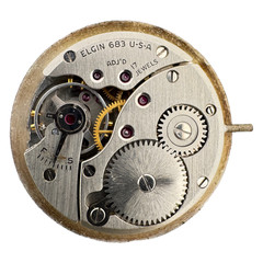 Vintage 32.5mm Elgin 6742 17j Men’s Mechanical Wristwatch 683 USA 10k RGP
