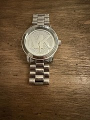Michael Kors silver men crystal Pave Watch MK 5544