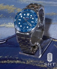 Omega Seamaster Driver 300M 210.30.42.20.03.001 42mm Steel Blue B&P $6.7k MSRP