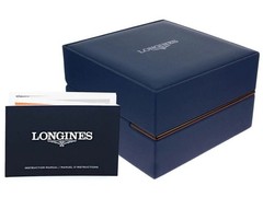LONGINES Presence Automatic 38.5MM White Dial Leather Men’s Watch L4.904.2.11.2