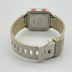 Women’s CASIO Rare White & Pink Digital Poptone Watch, Floral Dial, Runs, LDF-23