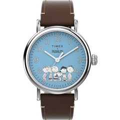 Timex Men’s Watch Standard X Peanuts Gang’s All Here Brown Strap TW2V89800VQ