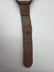 Casio Illuminator W-89H Digital Watch Olive Green Brown Nylon Leather Strap 1536