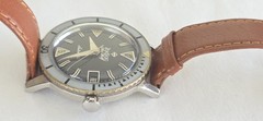 Vintage 1960’s ZODIAC Seawolf Bakelite Bezel Black Dial Automatic Men’s Watch
