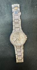 Michael Kors Authentic Camille Pavé Silver-Tone Watch