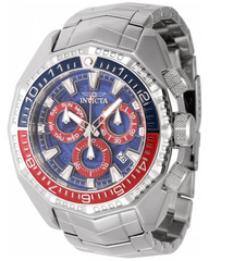 Invicta Akula Kromo Z Men’s 55mm Blue & Red Swiss Chronograph Watch 44296