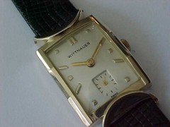 Excellent 1950s Wittnauer Crescent Moon Lugs Totally Restored Sharp Wrist Watch